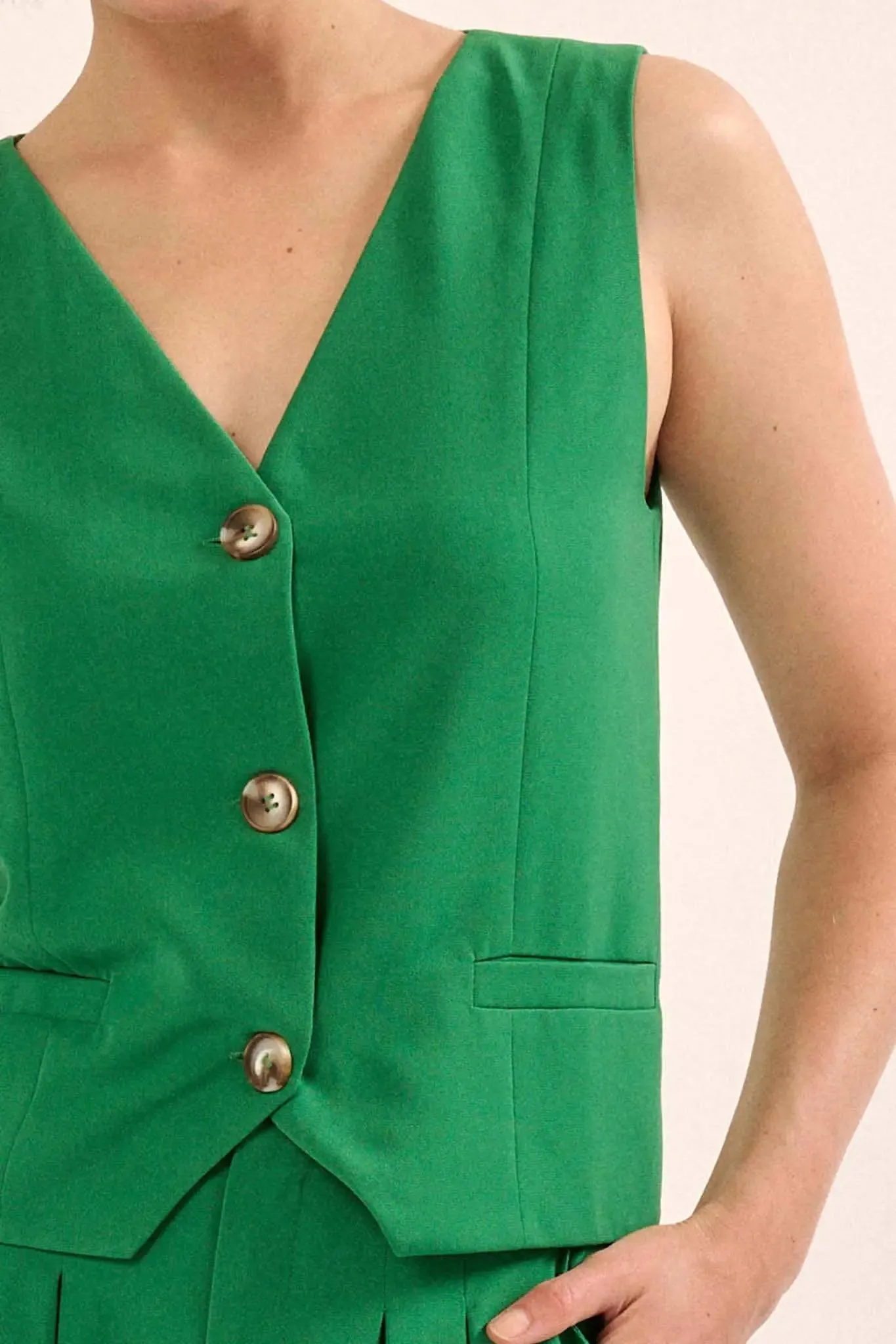 Beautifully Bespoke Three-Button Suit Vest sold by Promesa product image thumbnail 4