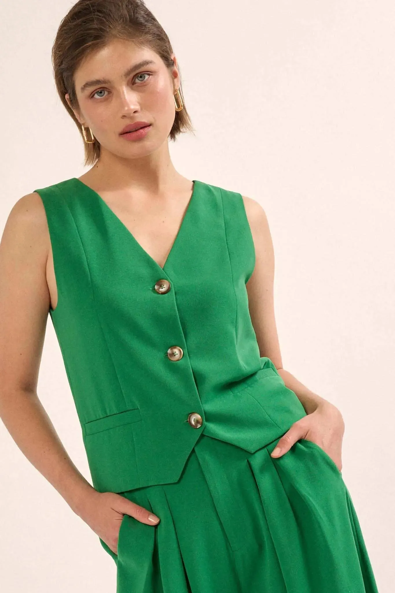 Beautifully Bespoke Three-Button Suit Vest sold by Promesa product image thumbnail 3