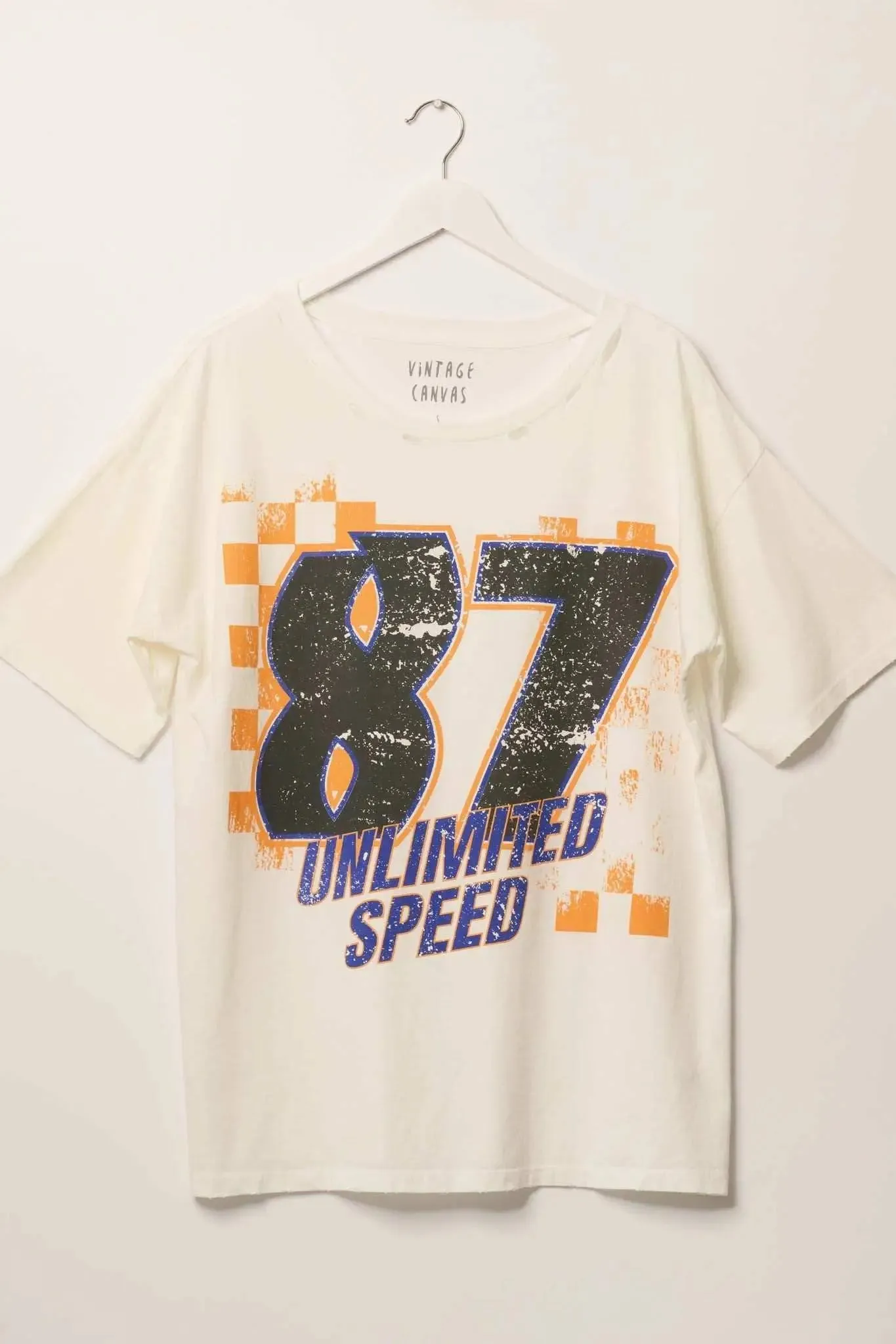 Unlimited Speed Racing Distressed Graphic Tee sold by Promesa