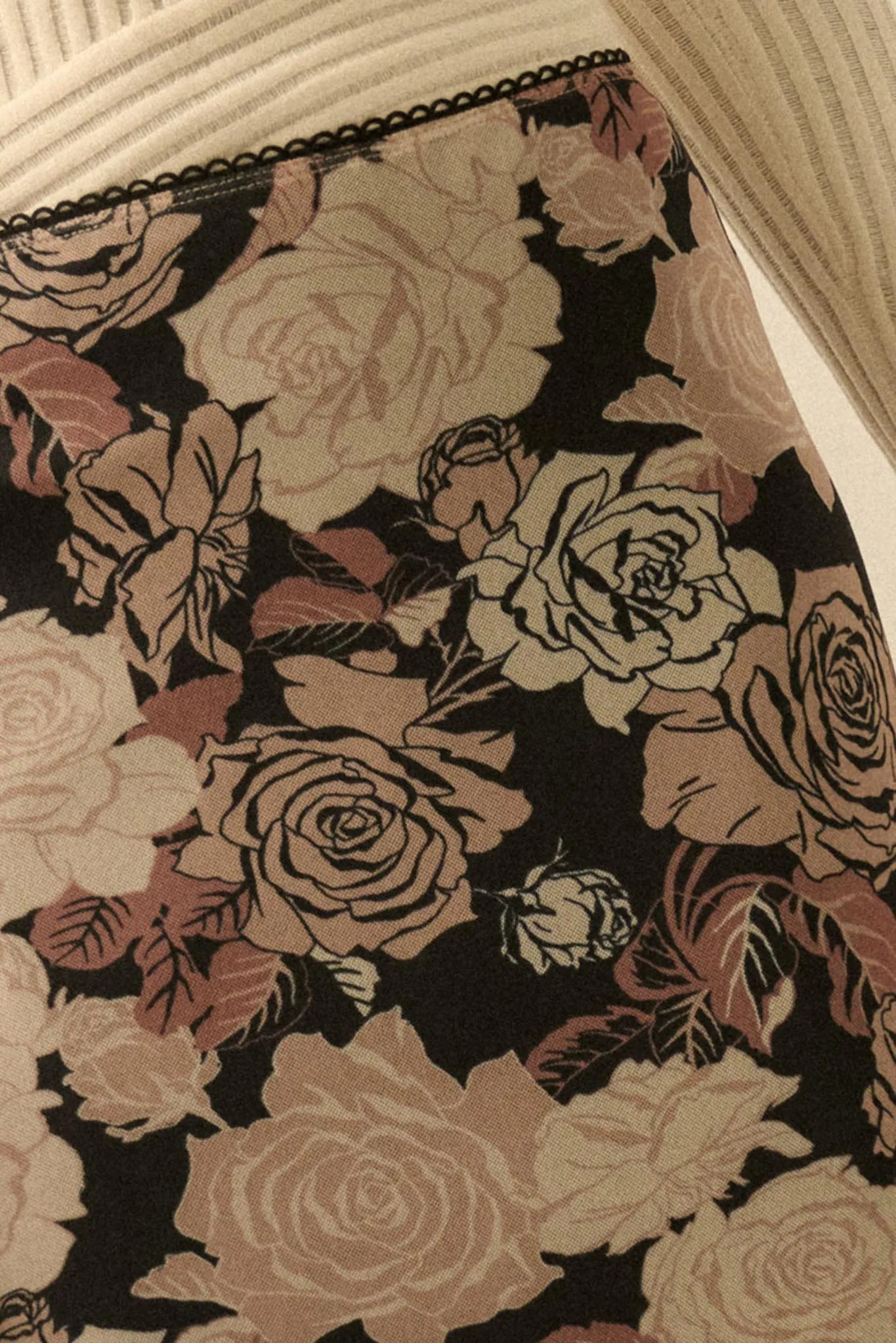 Evening Blooms Floral Mesh Maxi Skirt sold by Promesa product image thumbnail 5