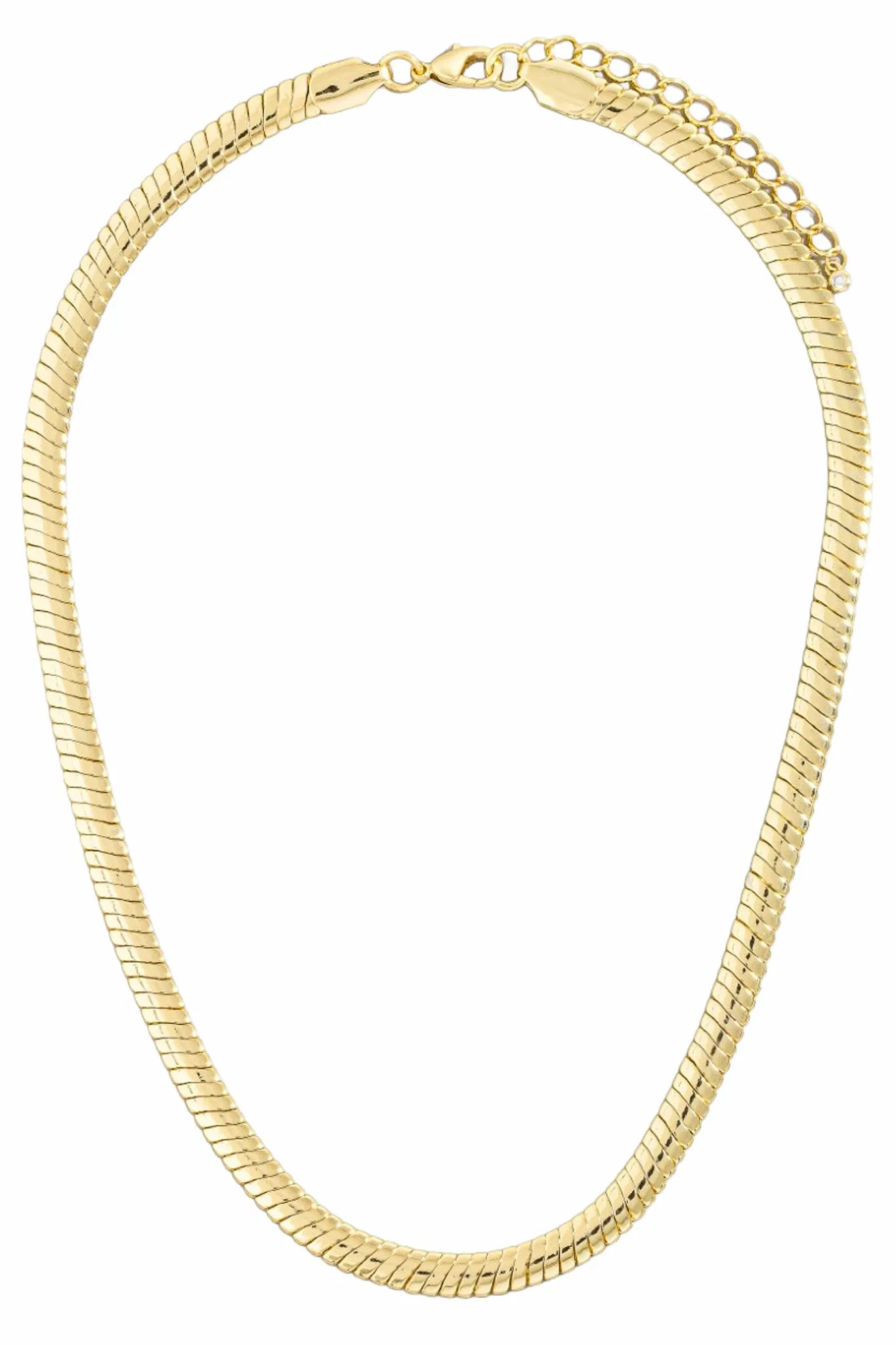 Trousdale Gold-Dipped Snake Chain Necklace sold by Promesa