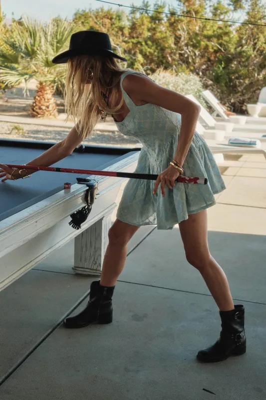 Flirty Blooms Embroidered Tiered Ruffle Romper made by Promesa