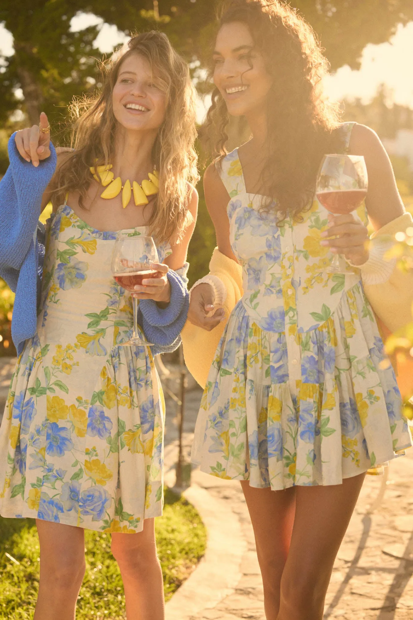 Beauty Within Floral Buttoned Tiered Ruffle Romper sold by Promesa product image thumbnail 3