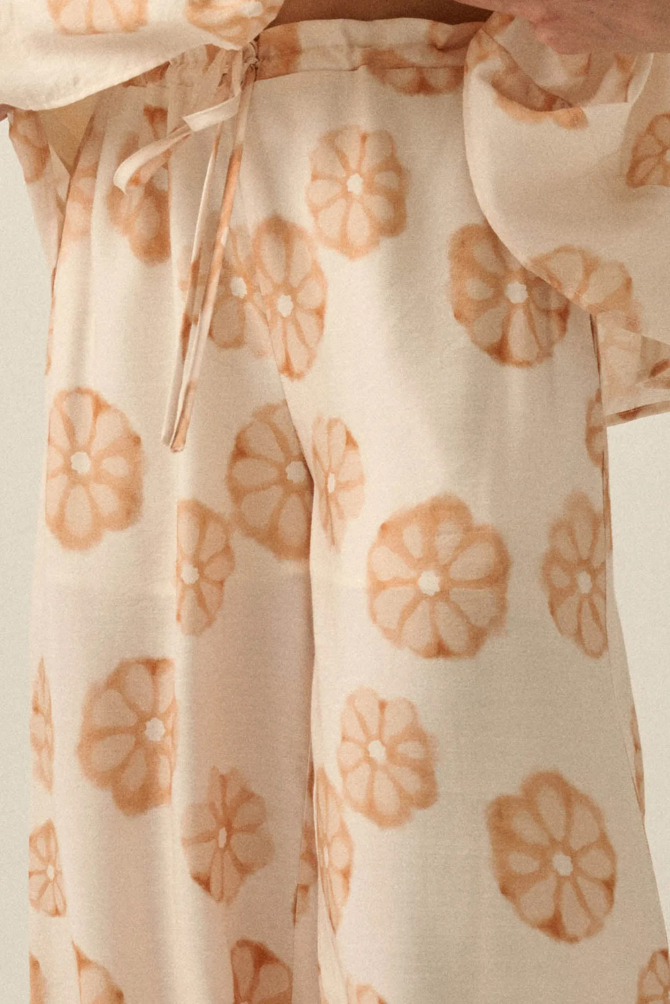 Delightful Days Floral Wide-Leg Drawstring Pants sold by Promesa product image thumbnail 4