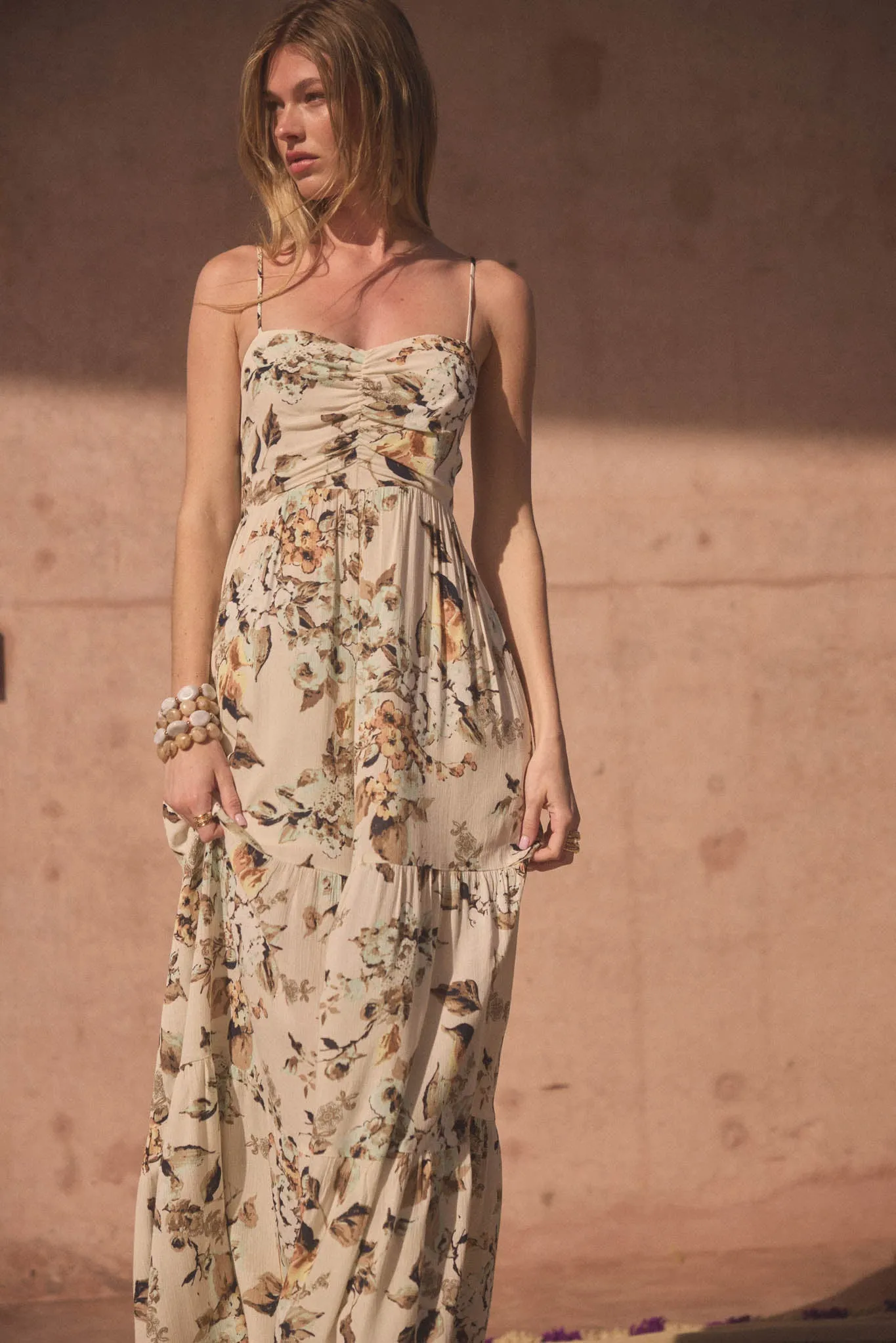 Bonita Jardin Floral Tiered Wide-Leg Jumpsuit sold by Promesa product image thumbnail 2