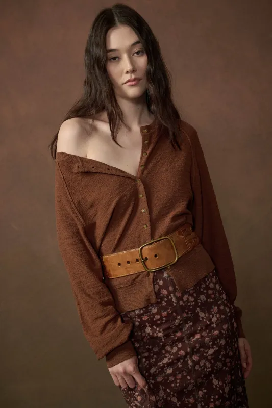 Close to You Textured Knit Raglan Cardigan made by Promesa