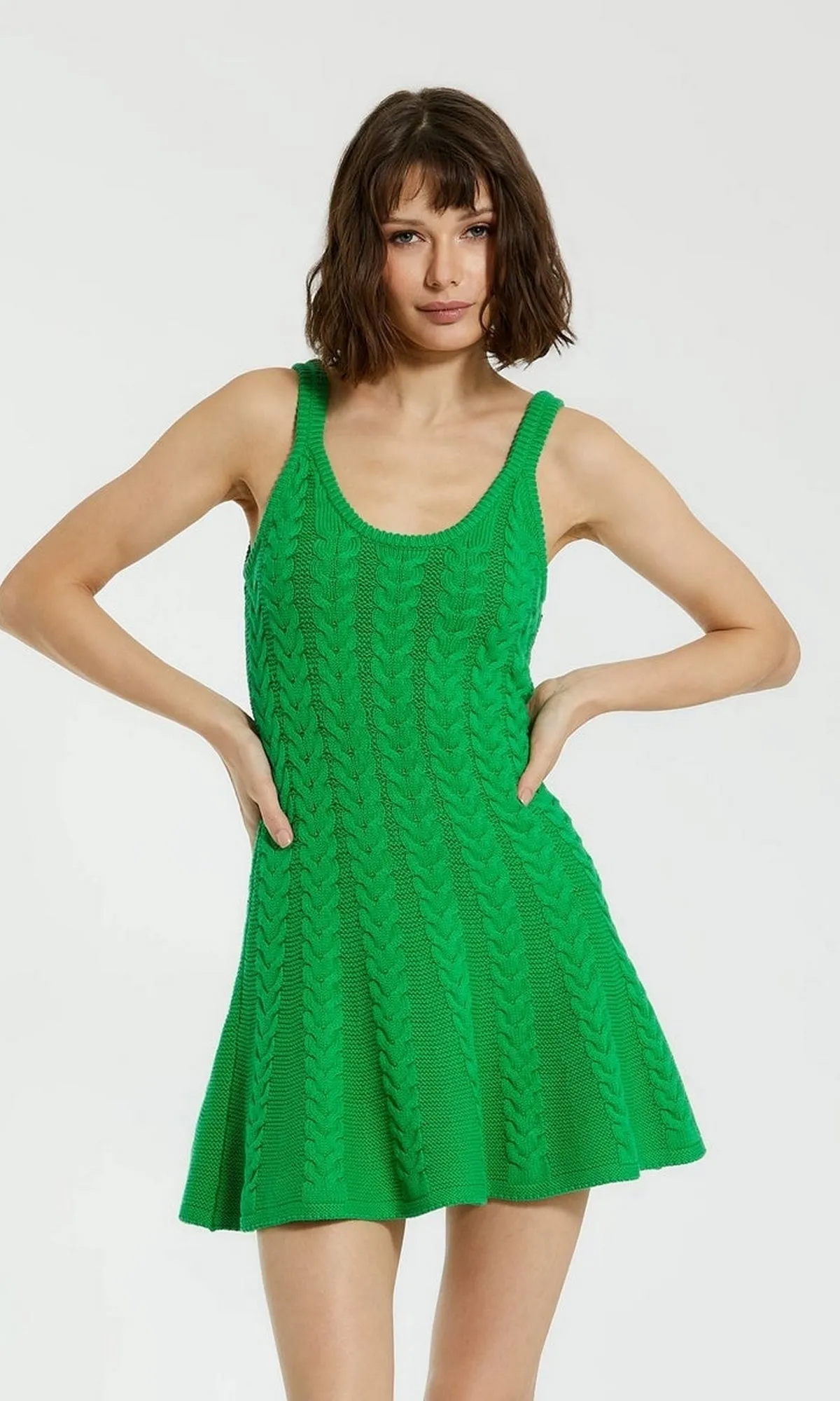 Designer Short Knit Dress K12004 by Mac Duggal sold by PromGirl product image thumbnail 3