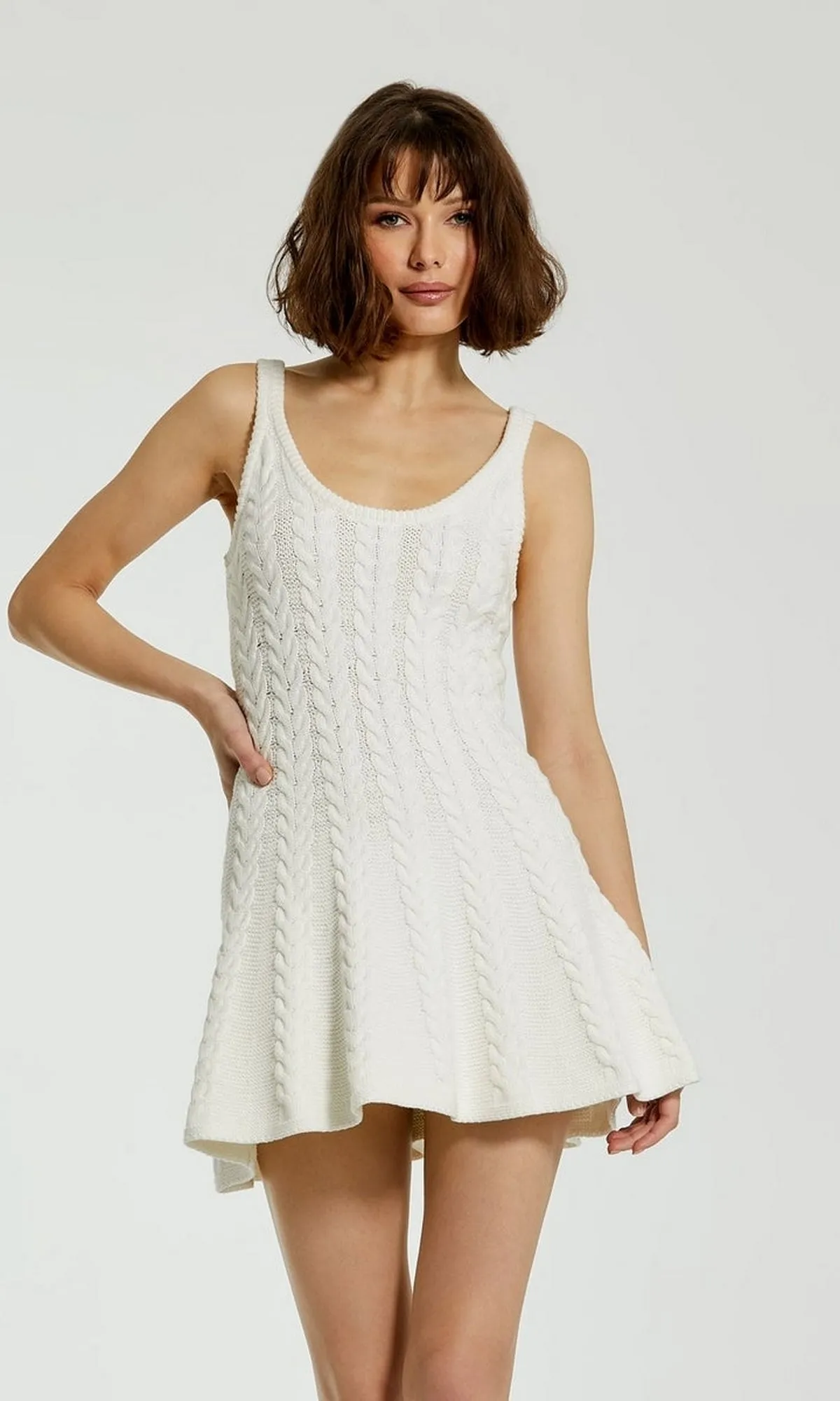 Designer Short Knit Dress K12004 by Mac Duggal sold by PromGirl product image thumbnail 5