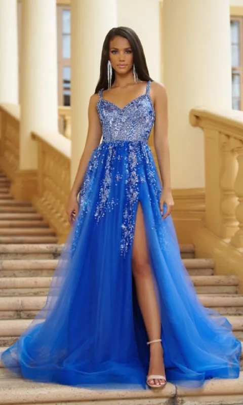 Sparkly Long Prom Ball Gown: Ava Presley 28280 made by PromGirl