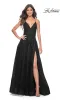 La Femme Long Lace A-Line Prom Dress 32303 sold by PromGirl