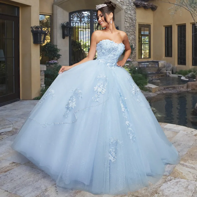 Quinceañera Sample Dress QX403 sold by PromGirl