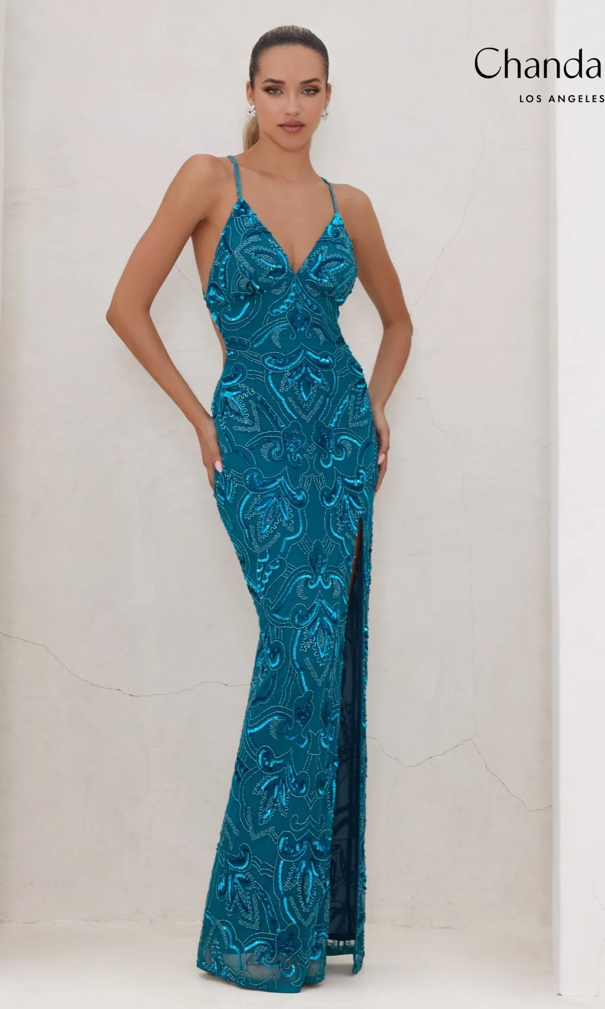 Long Prom Dress 30020 by Chandalier sold by PromGirl