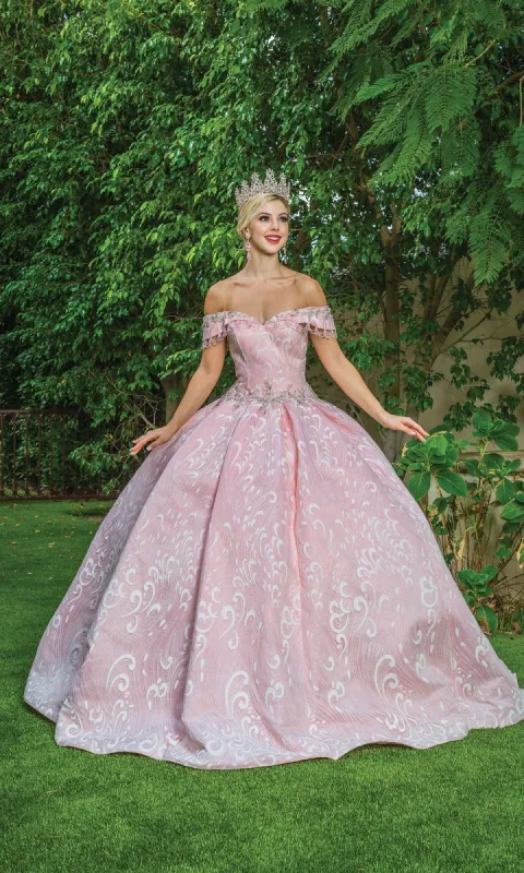 Pastel Pink Quinceanera Dress 1602 sold by PromGirl