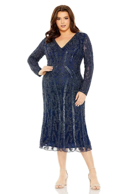 Plus Size Wedding Guest Dress 5938 by Mac Duggal sold by PromGirl