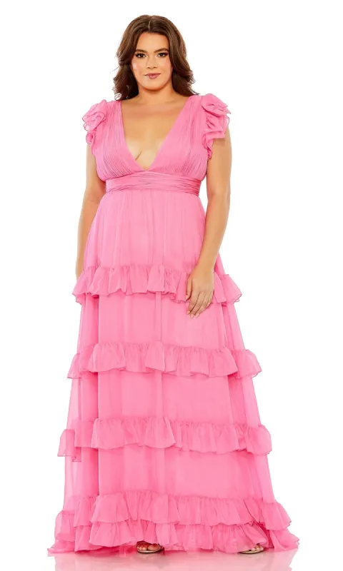 Long Plus-Size Formal Dress 68544 by Mac Duggal sold by PromGirl
