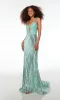 Alyce Front Cut-Out Long Sequin Prom Dress 61679 sold by PromGirl