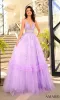 Amarra V-Neck Long Ruffled Prom Ball Gown 88744 sold by PromGirl