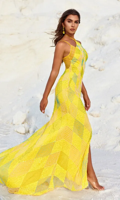 Long Prom Dress 91005 by iNtrigue sold by PromGirl