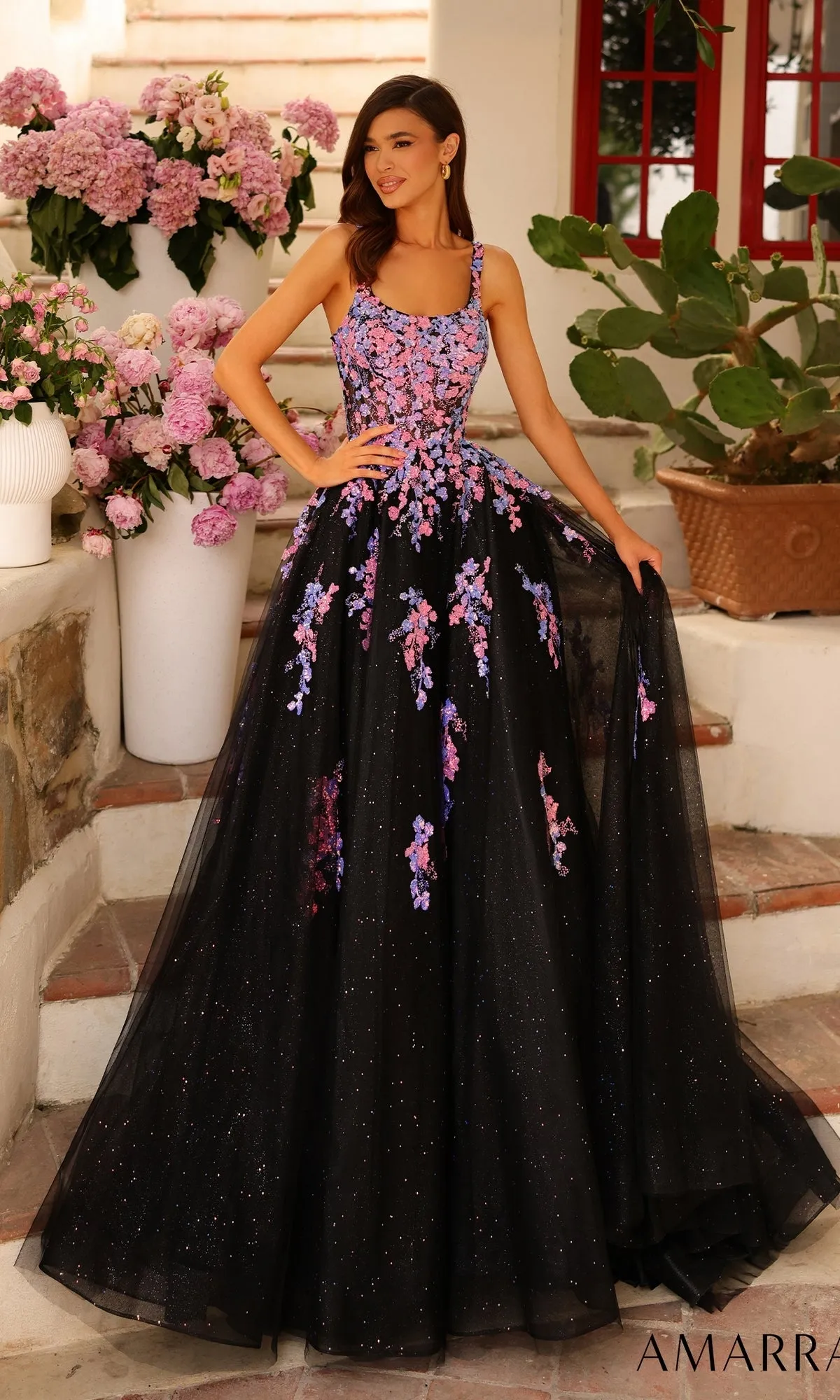 Amarra Long Prom Dress 88767 sold by PromGirl product image thumbnail 2