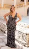 Primavera Beaded-Print Plus-Size Prom Dress 14053 sold by PromGirl