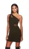 Alyce One-Shoulder Short Black Party Dress 4821 sold by PromGirl