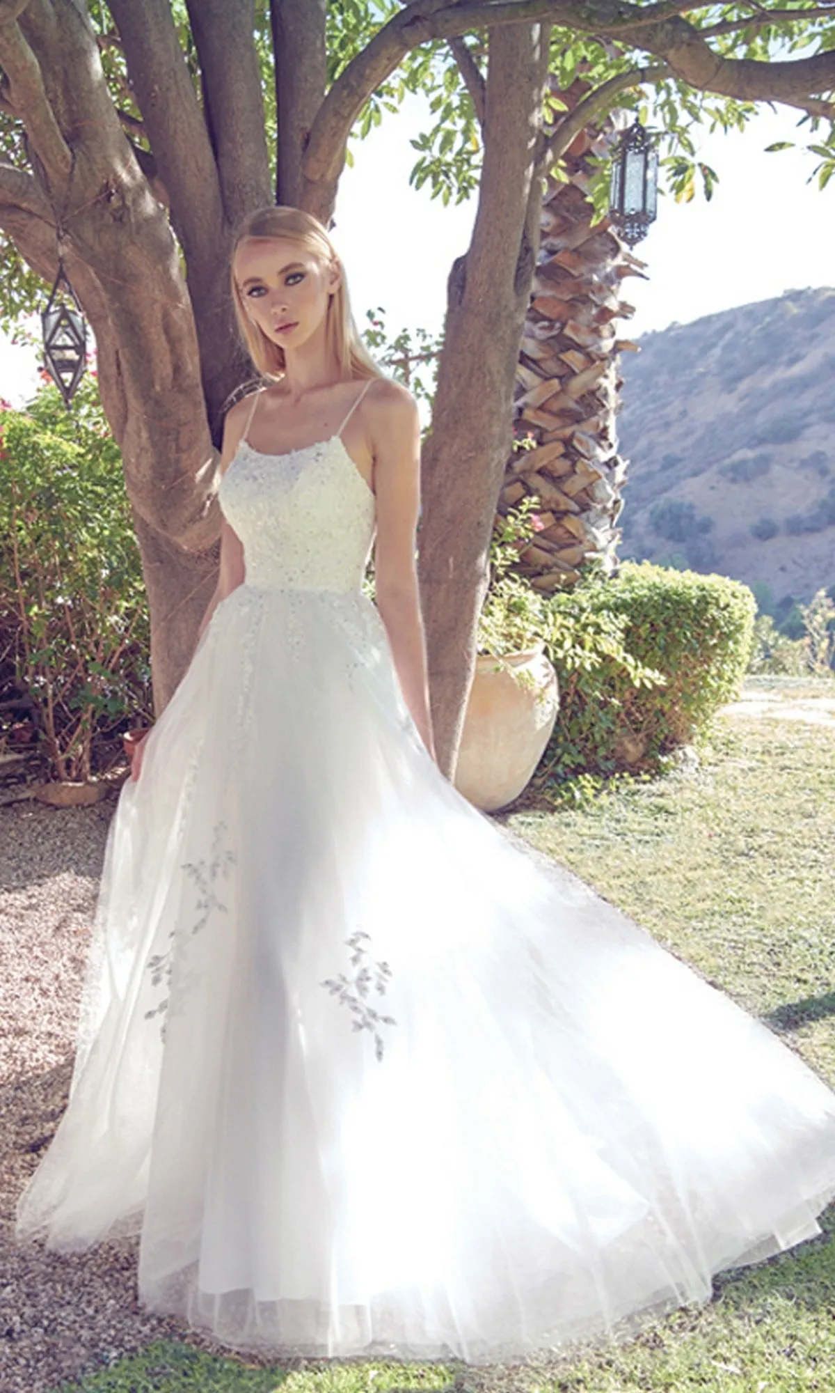 Corset-Back Long Glitter-Tulle Prom Ball Gown 260 sold by PromGirl product image thumbnail 3