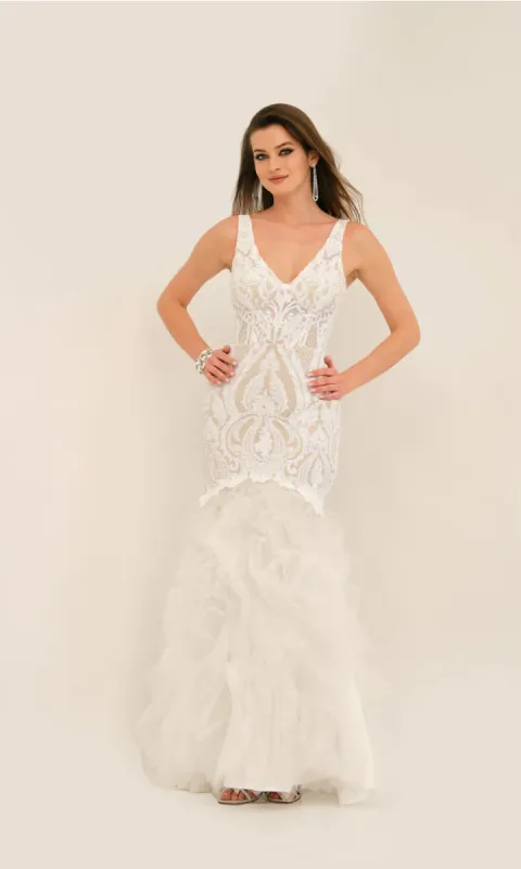 Long Formal Dress 11325 by Dave and Johnny sold by PromGirl