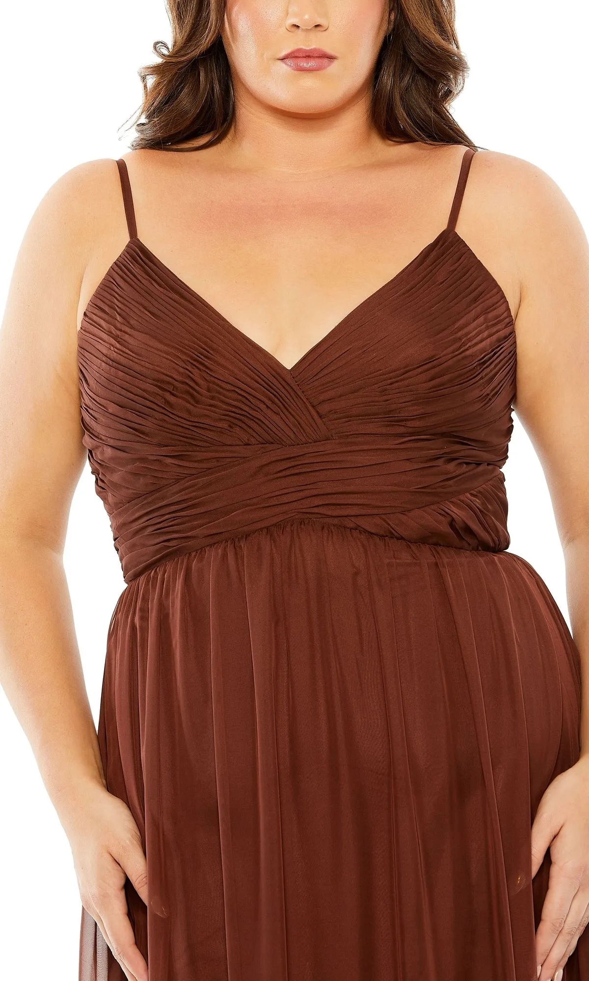 Long Plus-Size Formal Dress 68542 by Mac Duggal sold by PromGirl product image thumbnail 3