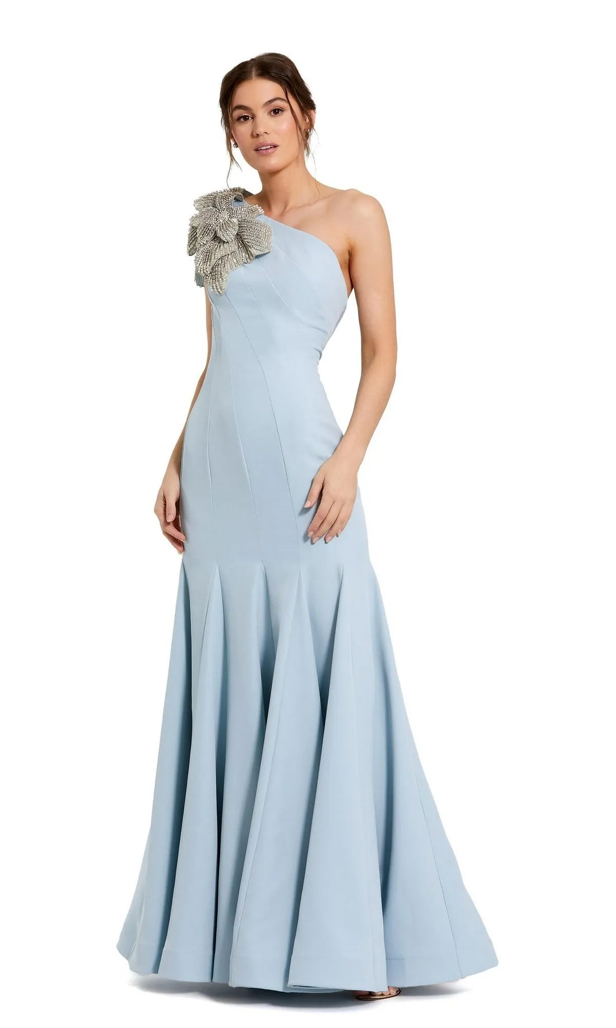 Beaded-One-Shoulder Prom Gown: Mac Duggal 11810 sold by PromGirl product image thumbnail 3