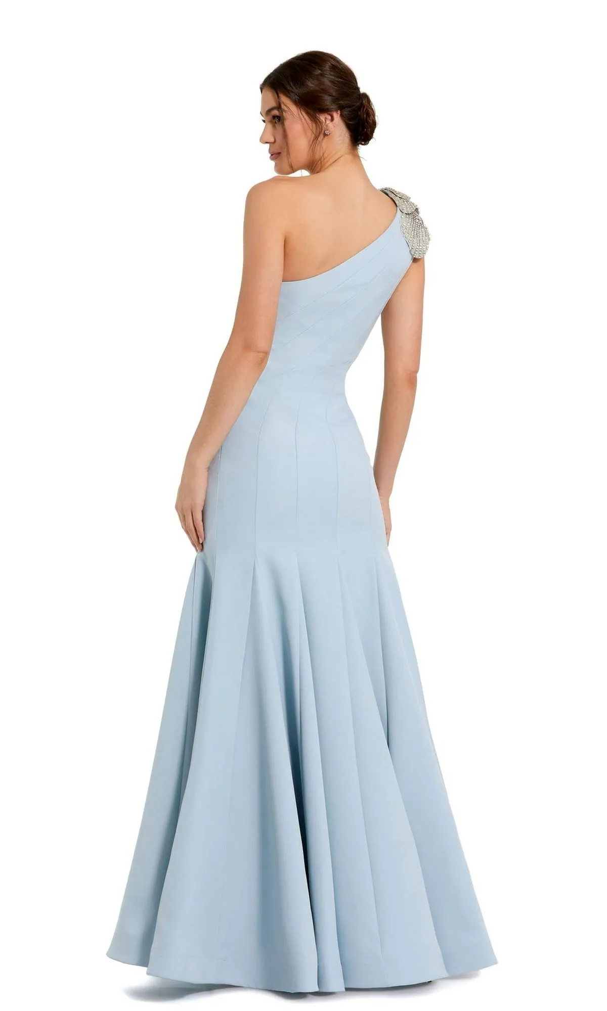 Beaded-One-Shoulder Prom Gown: Mac Duggal 11810 sold by PromGirl product image thumbnail 5
