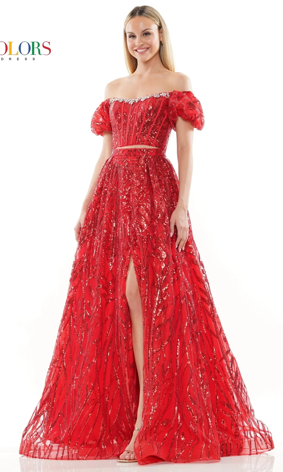 Long Prom Dress 3232 by Colors Dress sold by PromGirl product image thumbnail 4