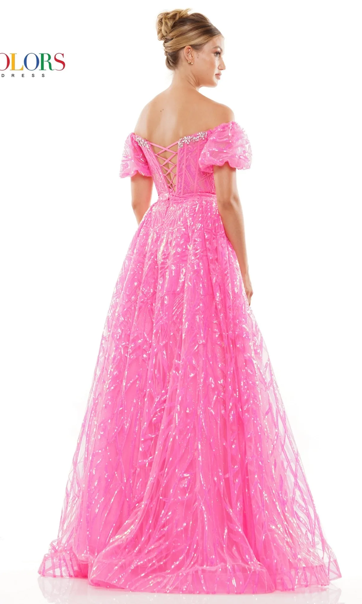 Long Prom Dress 3232 by Colors Dress sold by PromGirl product image thumbnail 2