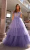 Nox Anabel Designer Ruffled Prom Ball Gown E1293 sold by PromGirl