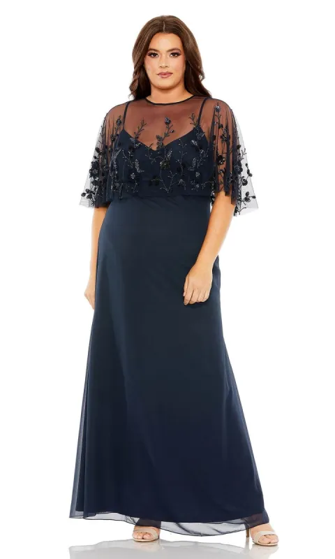 Long Plus-Size Prom Dress 9230 by Mac Duggal sold by PromGirl