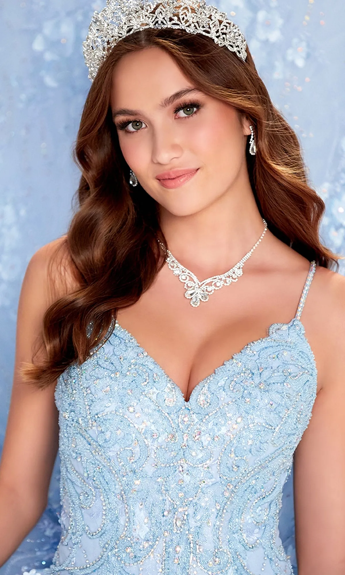 Princesa by Ariana Vara Lace Quince Dress PR12268 sold by PromGirl product image thumbnail 5