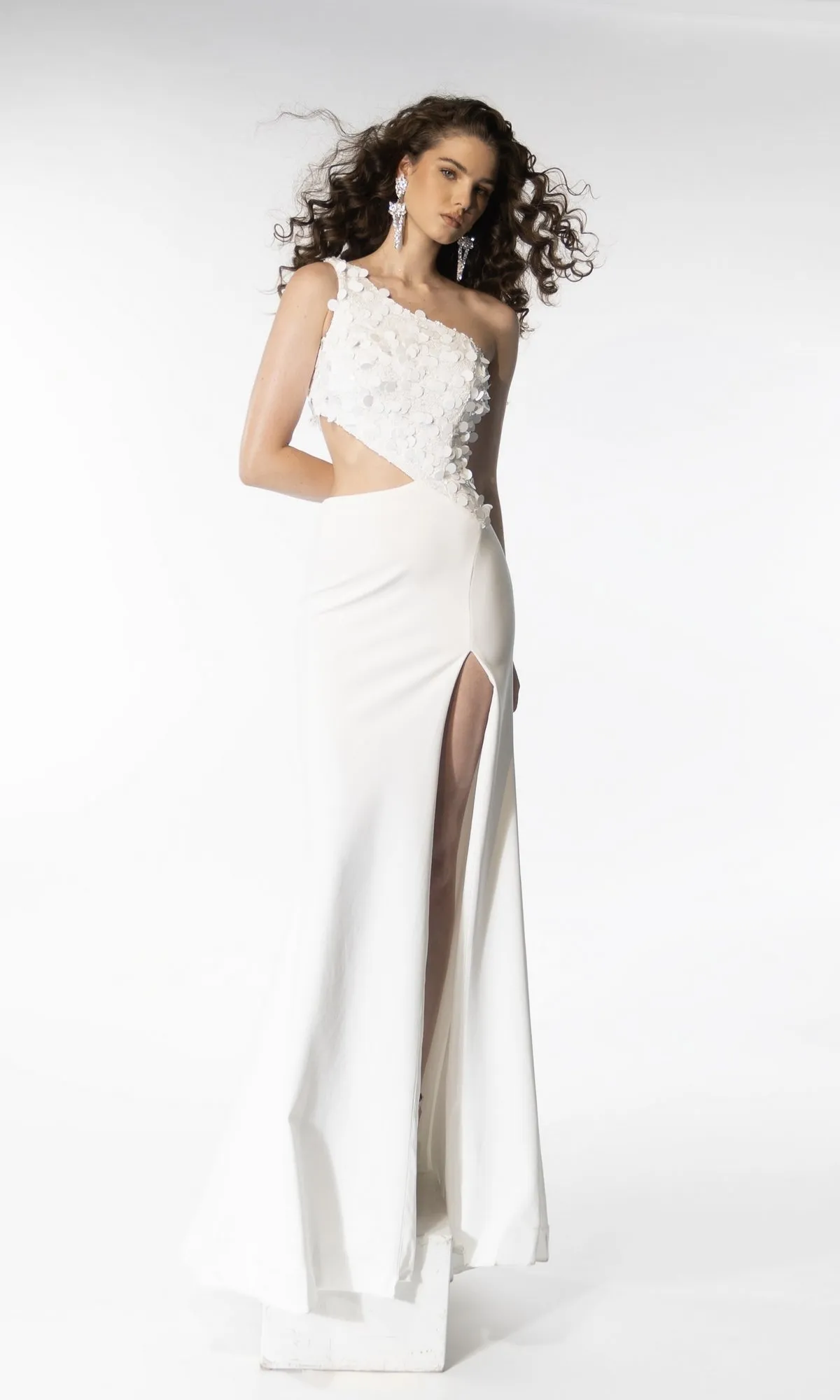 One-Shoulder Long Prom Dress: Ava Presley 39247 sold by PromGirl product image thumbnail 3