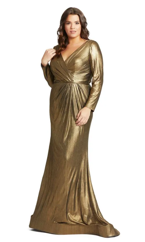 Long Plus-Size Prom Dress 49073 by Mac Duggal sold by PromGirl