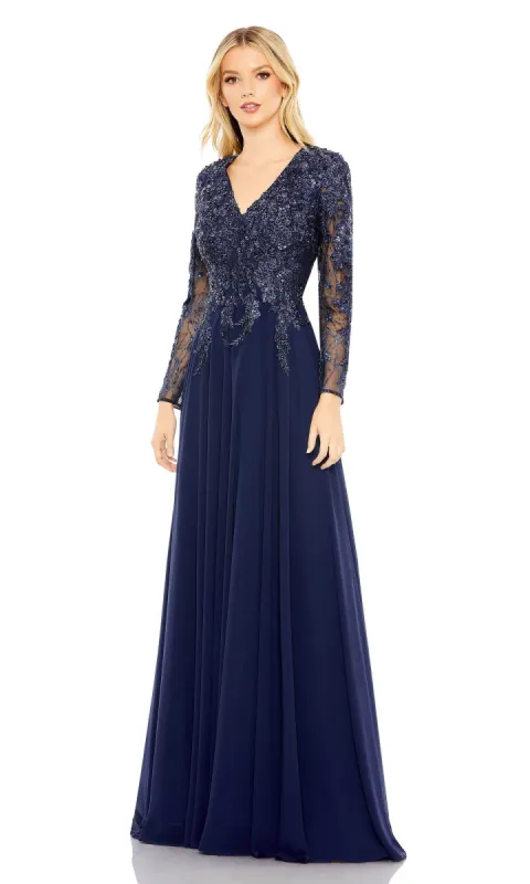 Long Sleeve Special Occasion Dress: Mac Duggal 20388 sold by PromGirl