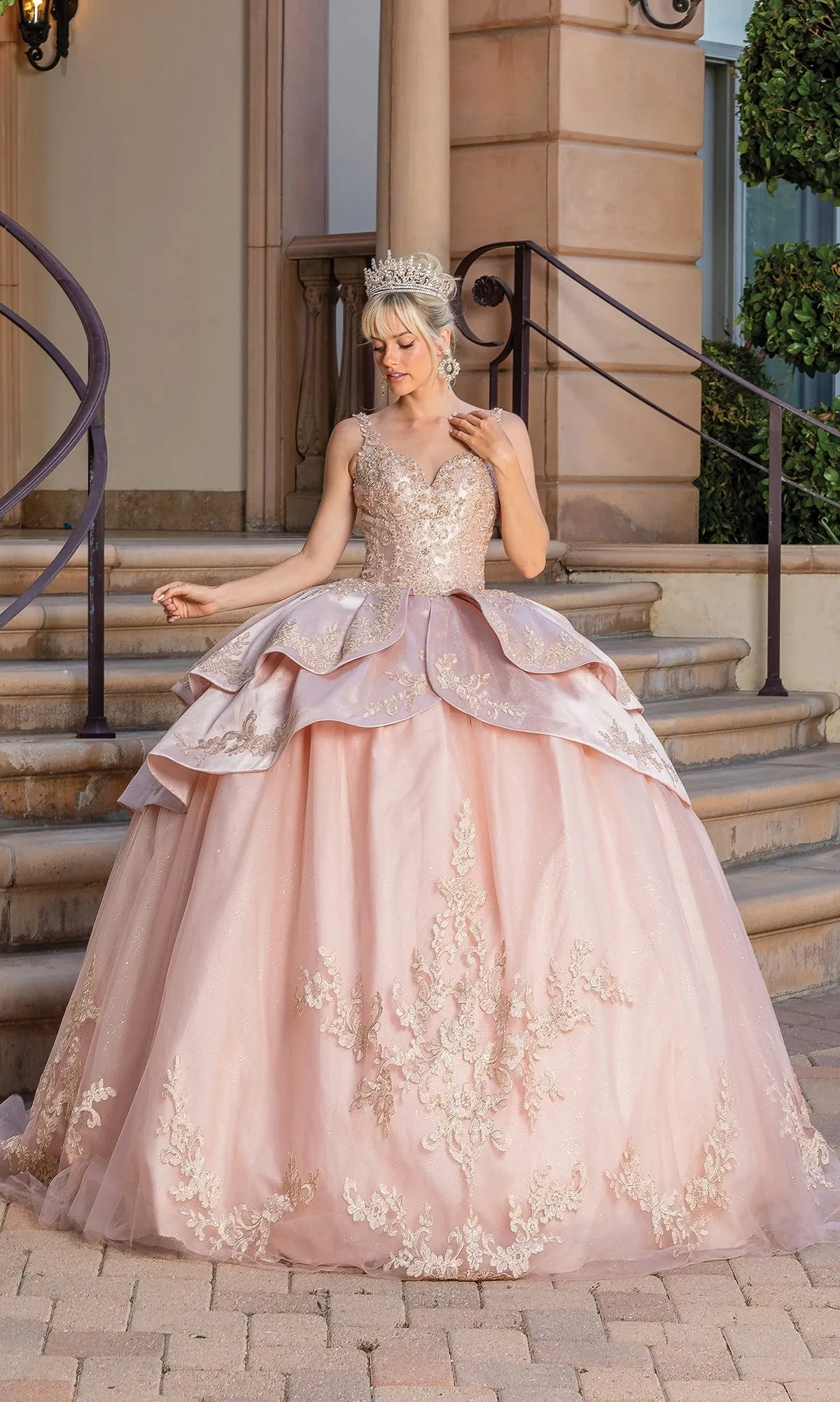 Quinceanera Dress 1682 By Dancing Queen sold by PromGirl product image thumbnail 3