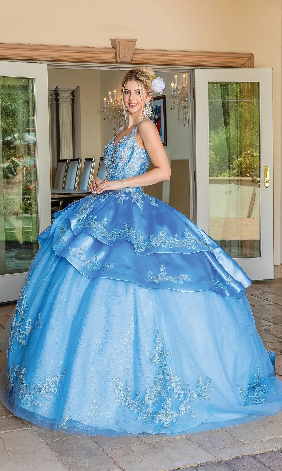 Quinceanera Dress 1682 By Dancing Queen sold by PromGirl product image thumbnail 4