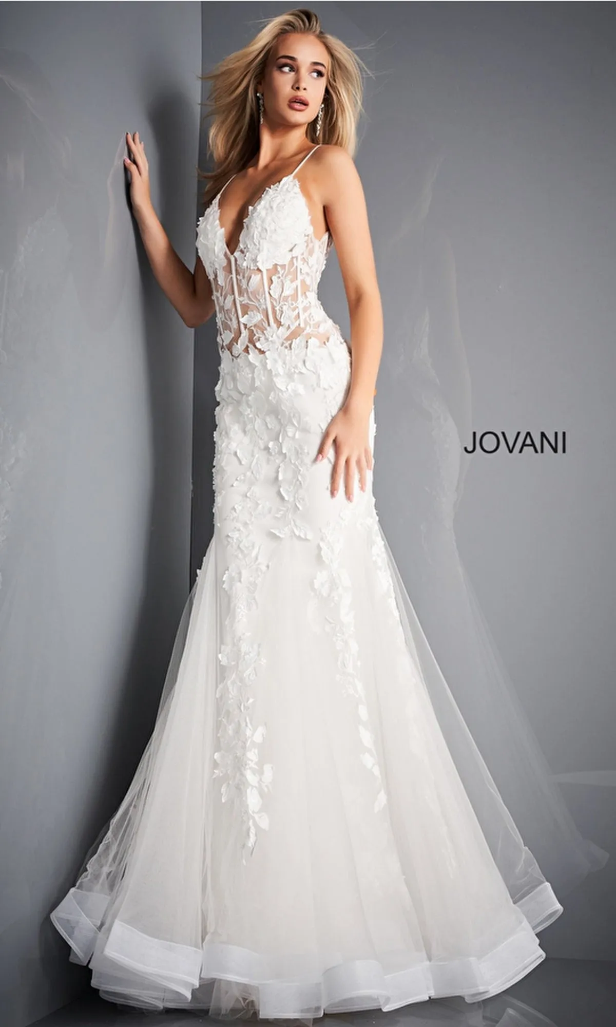 Long Prom Dress by Jovani 02841 sold by PromGirl product image thumbnail 5