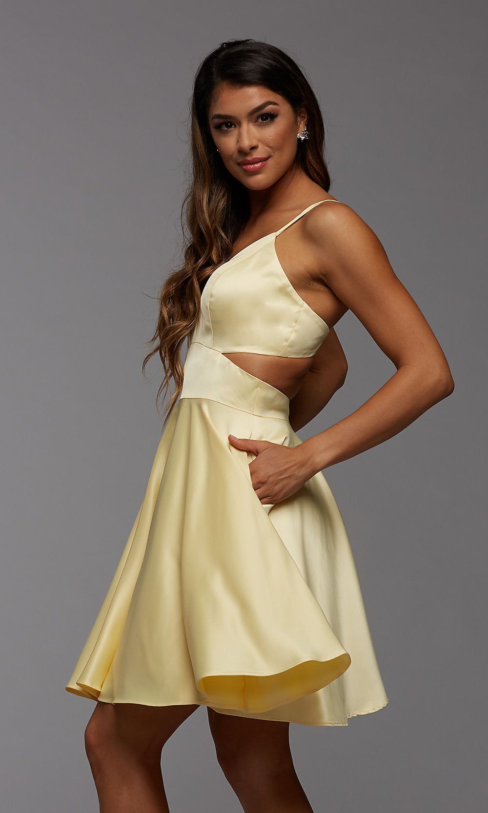 Cute Short Simple Homecoming Dress by PromGirl sold by PromGirl product image thumbnail 4