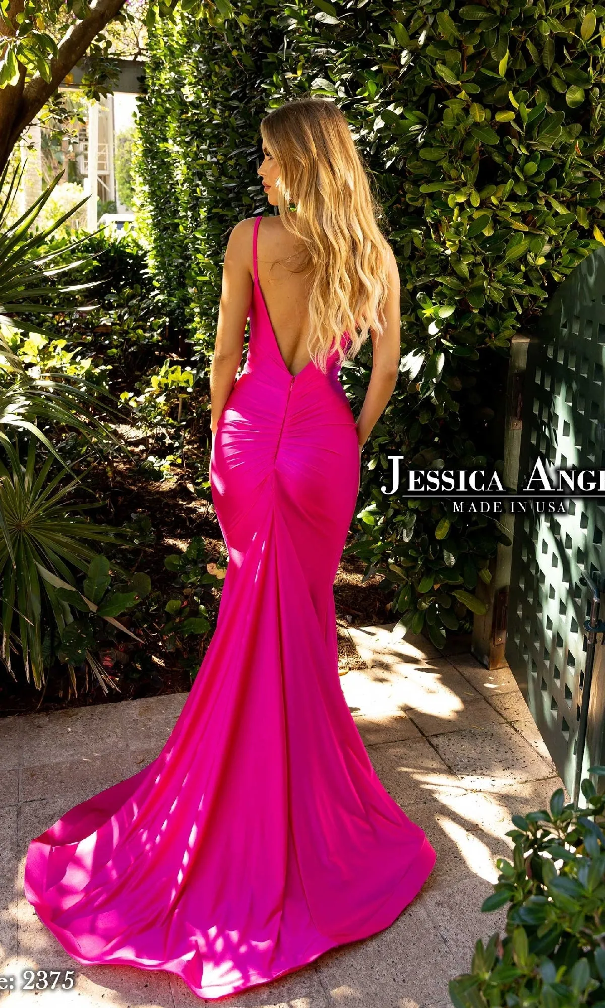 Beaded-Neck Long Prom Dress: Jessica Angel 2375 sold by PromGirl product image thumbnail 2