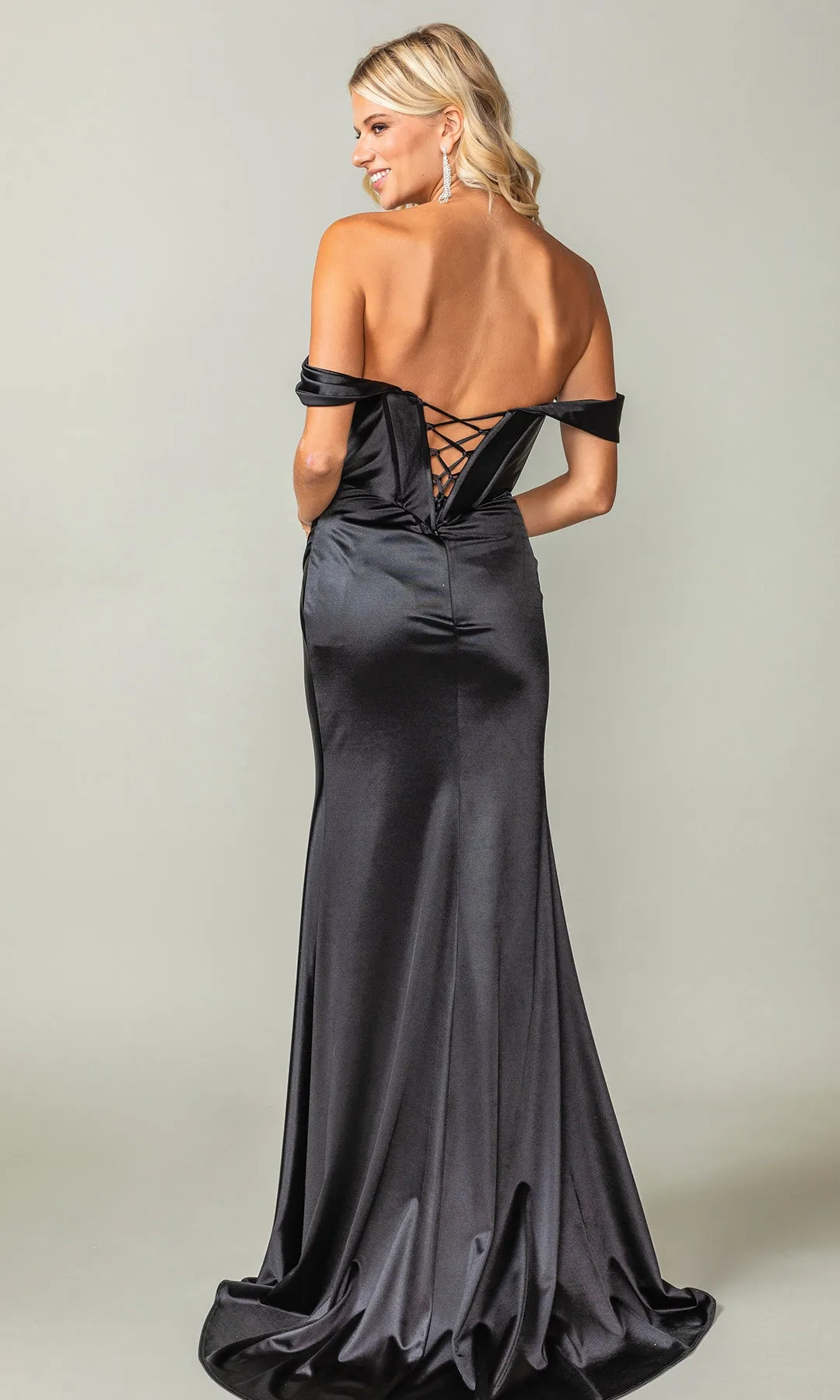 Off-Shoulder Long Prom Dress: Dancing Queen 4382 sold by PromGirl product image thumbnail 2