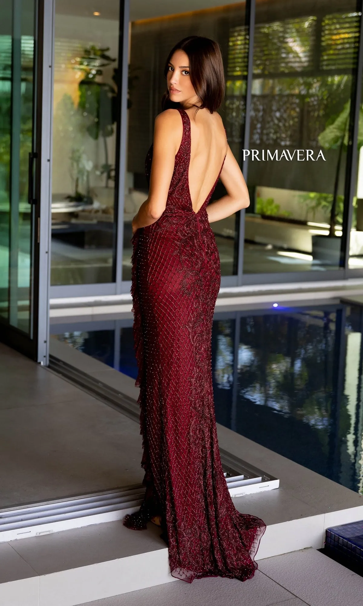 Long Prom Dress 12160 by Primavera sold by PromGirl product image thumbnail 2