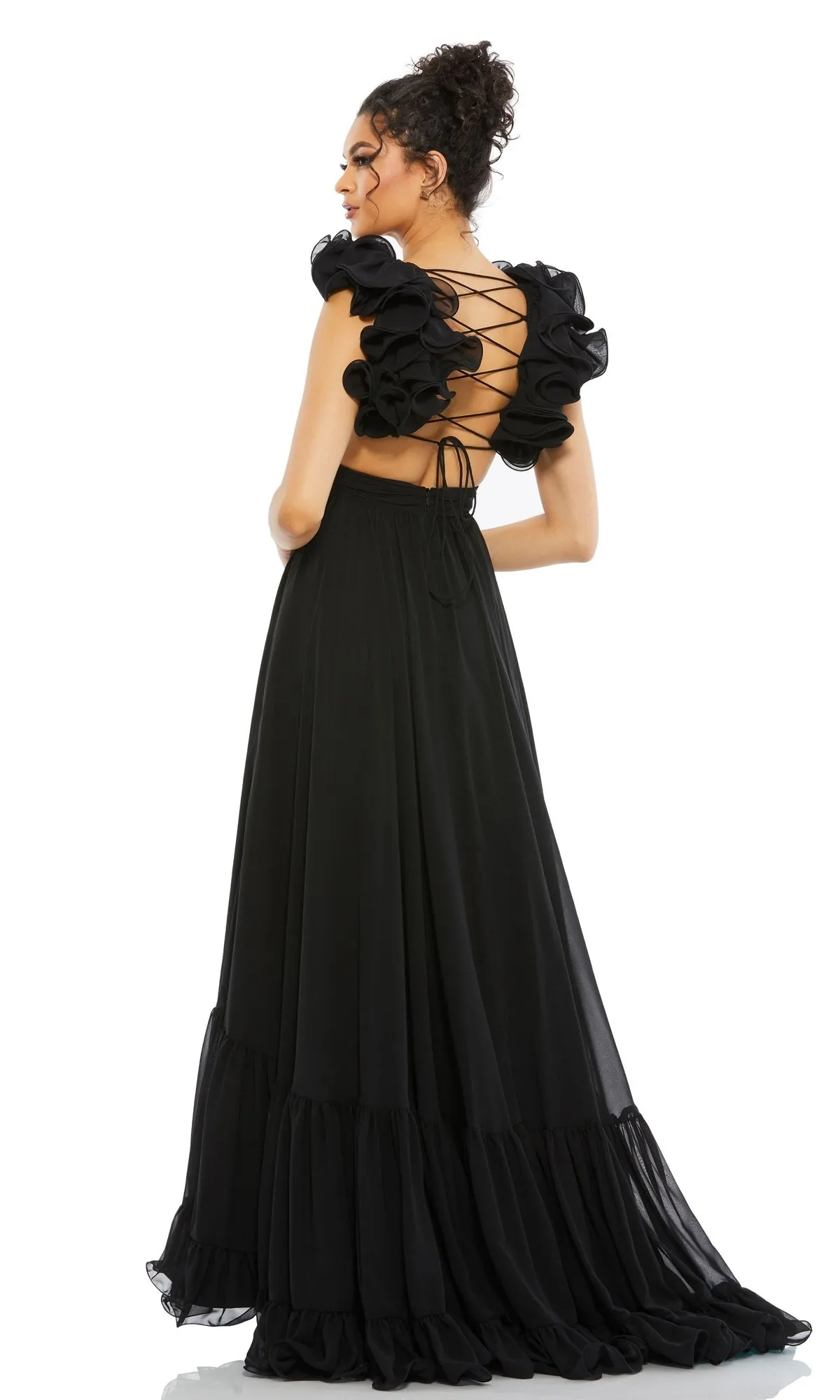 Mac Duggal Empire-Waist Cut-Out Formal Dress 67911 sold by PromGirl product image thumbnail 2