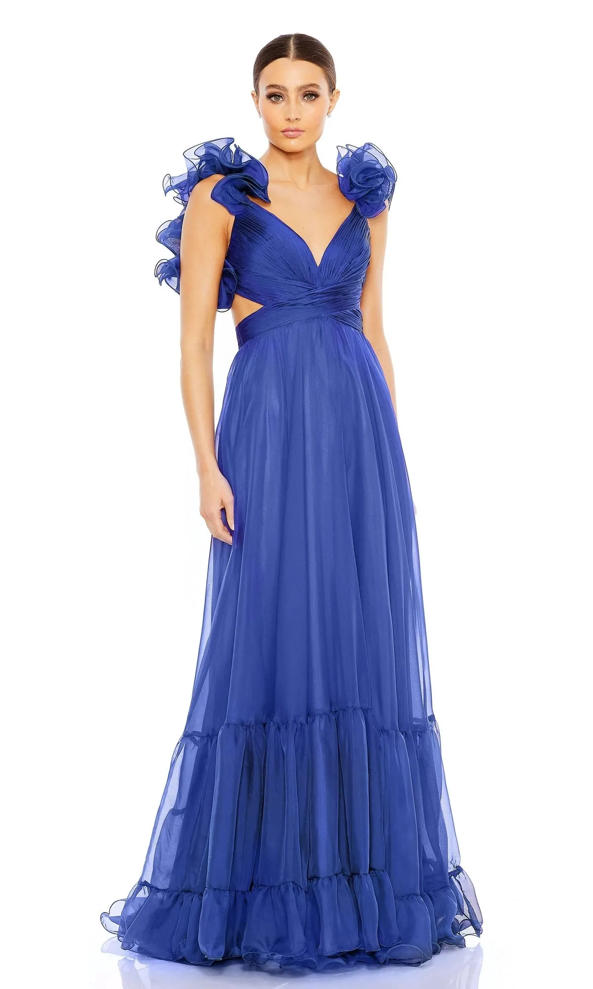 Mac Duggal Empire-Waist Cut-Out Formal Dress 67911 sold by PromGirl product image thumbnail 5