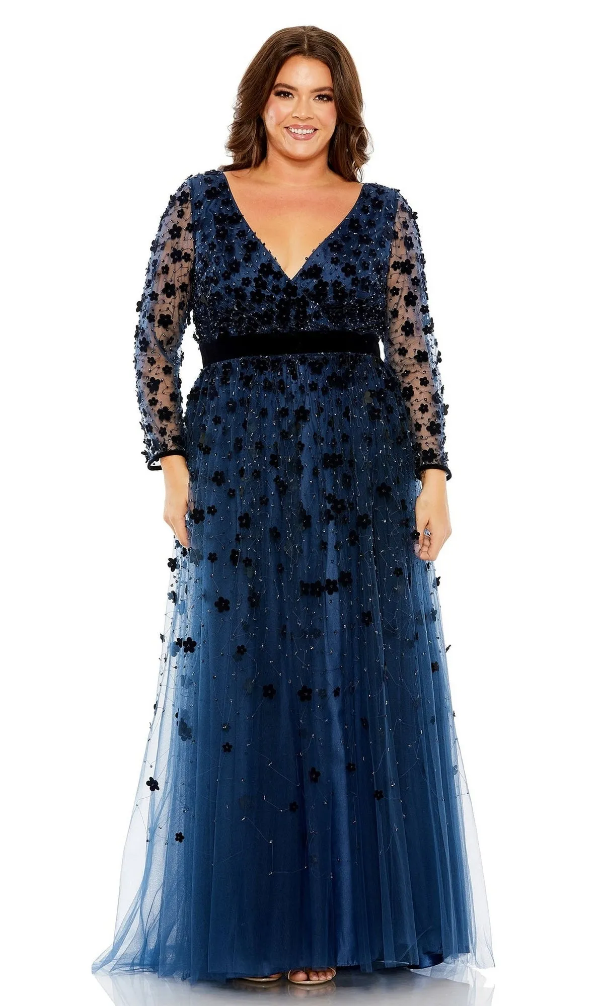 Long Plus-Size Prom Dress 68440 by Mac Duggal sold by PromGirl product image thumbnail 3