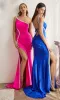 Bead-Trim One-Shoulder Long Prom Dress KV1082 sold by PromGirl