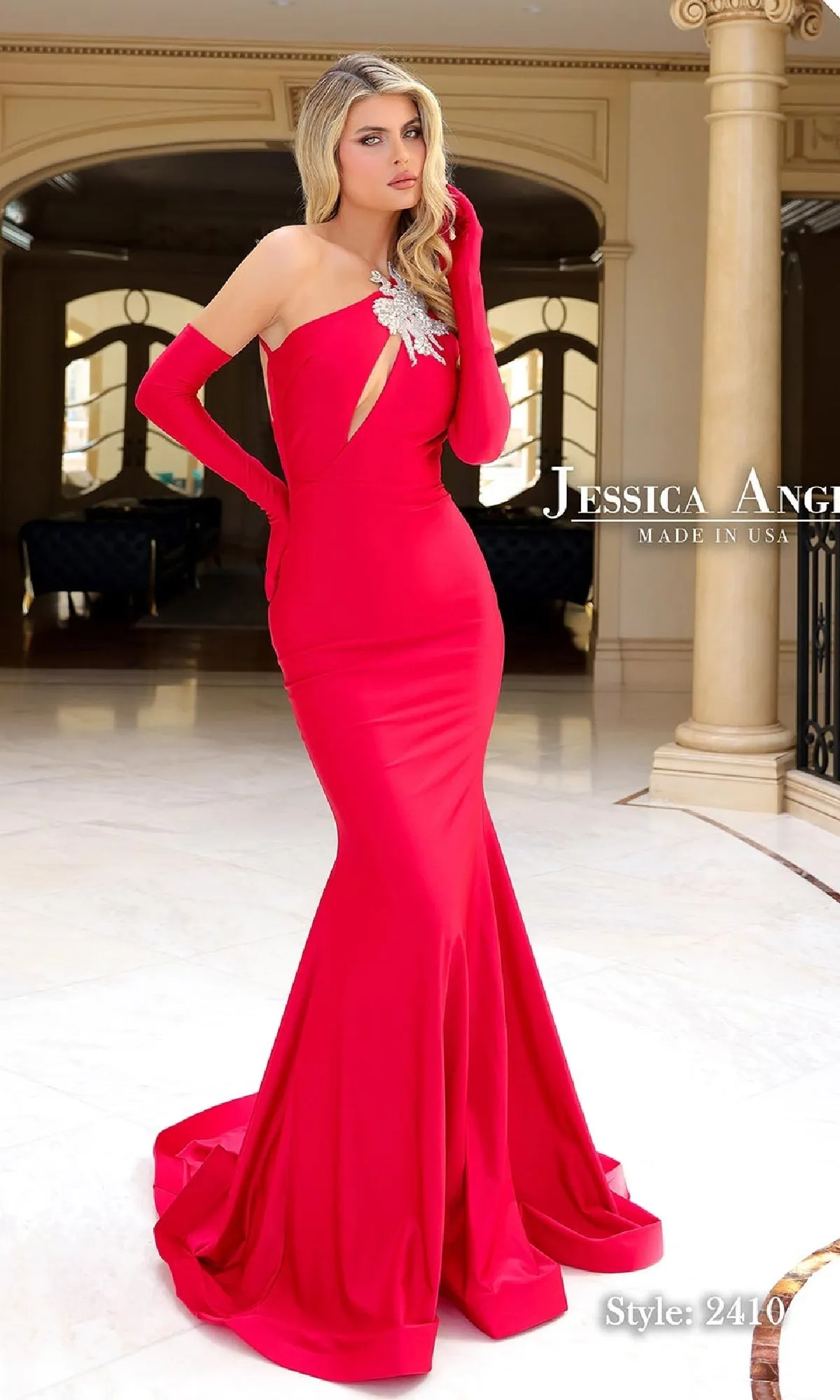 Long Cut-Out Prom Dress: Jessica Angel 2410 sold by PromGirl product image thumbnail 3